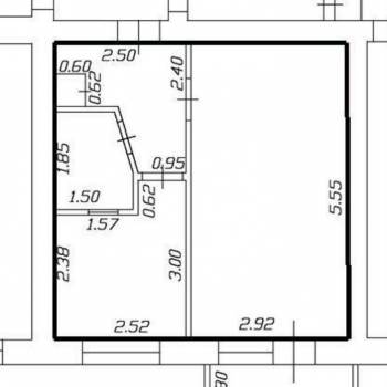 Продается 1-комнатная квартира, 33 м²
