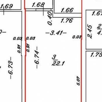 Продается 1-комнатная квартира, 33 м²