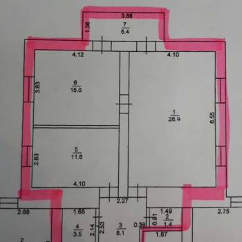 Продается 2-х комнатная квартира, 68 м²
