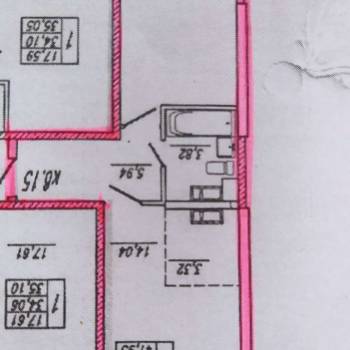 Продается 1-комнатная квартира, 40,7 м²