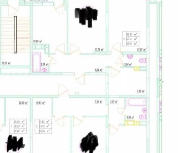 Продается 2-х комнатная квартира, 58,36 м²
