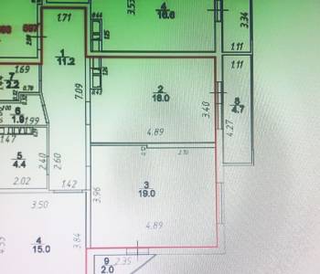 Продается 2-х комнатная квартира, 72 м²