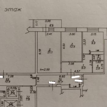 Продается 2-х комнатная квартира, 57,5 м²