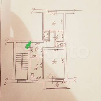 Продается 2-х комнатная квартира, 50,6 м²