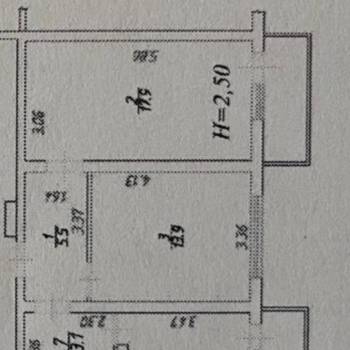 Продается 2-х комнатная квартира, 54,1 м²