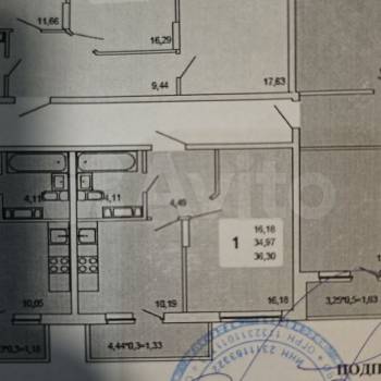 Продается 1-комнатная квартира, 39 м²