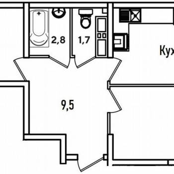 Продается 2-х комнатная квартира, 60 м²