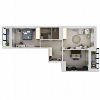 Продается 2-х комнатная квартира, 75 м²