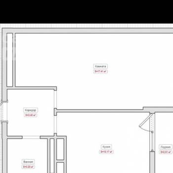Продается 1-комнатная квартира, 36 м²