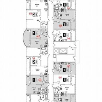 Продается 3-х комнатная квартира, 77,4 м²