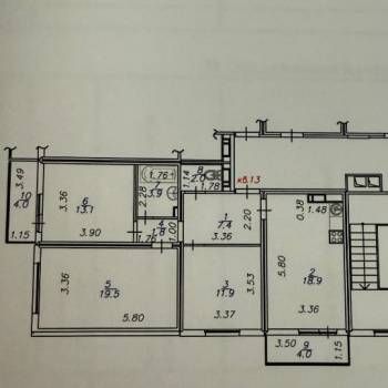 Продается 3-х комнатная квартира, 78,7 м²