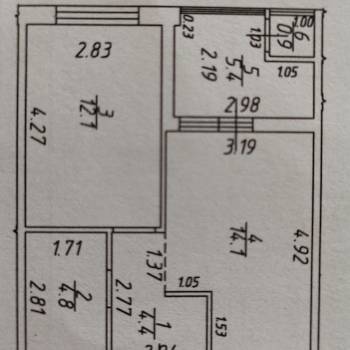 Продается 1-комнатная квартира, 40,2 м²
