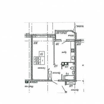 Продается 1-комнатная квартира, 37,3 м²