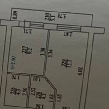 Продается 1-комнатная квартира, 32,9 м²