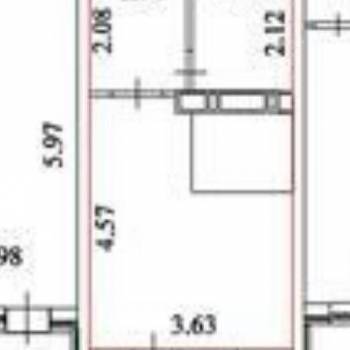 Продается 1-комнатная квартира, 26 м²