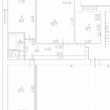 Продается 3-х комнатная квартира, 59,8 м²