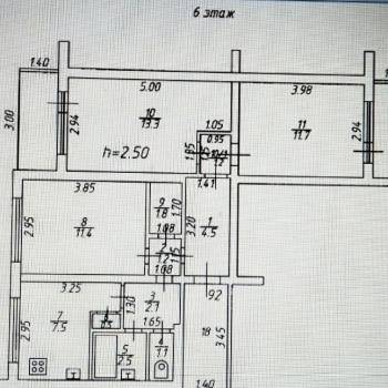 Продается 3-х комнатная квартира, 59 м²