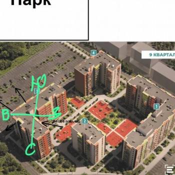 Продается 2-х комнатная квартира, 54 м²