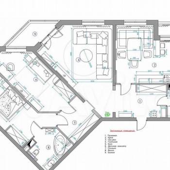 Продается 3-х комнатная квартира, 119,1 м²
