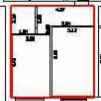 Продается 1-комнатная квартира, 42 м²