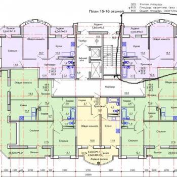 Продается 2-х комнатная квартира, 60,7 м²