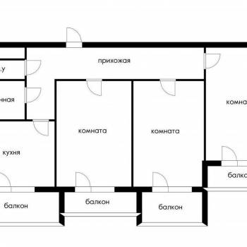 Продается 3-х комнатная квартира, 74,3 м²