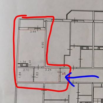 Продается 1-комнатная квартира, 26,3 м²