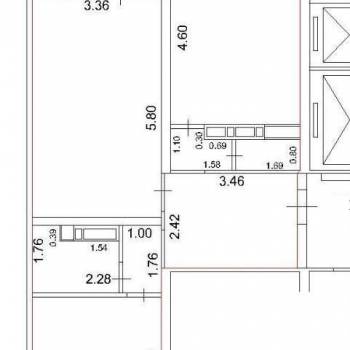 Продается 2-х комнатная квартира, 64,2 м²