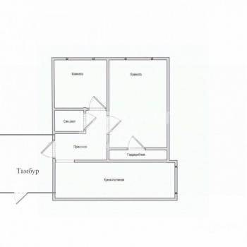 Продается 2-х комнатная квартира, 59,2 м²