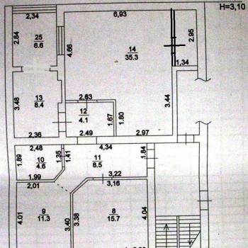 Продается 3-х комнатная квартира, 97 м²