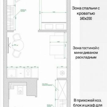 Продается 1-комнатная квартира, 30,7 м²