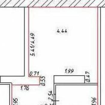 Продается 1-комнатная квартира, 31,1 м²