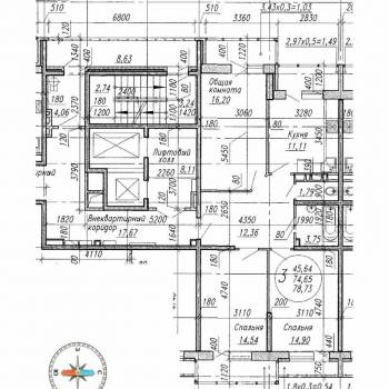 Продается 3-х комнатная квартира, 78 м²