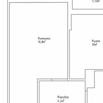 Сдается 1-комнатная квартира, 38 м²