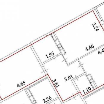 Продается 2-х комнатная квартира, 55 м²