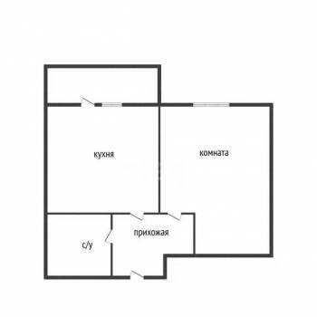 Продается 1-комнатная квартира, 36 м²