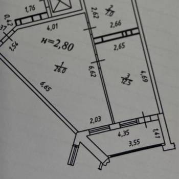 Продается 1-комнатная квартира, 51,1 м²