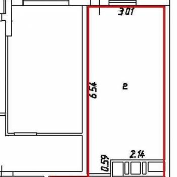 Продается 1-комнатная квартира, 28,5 м²