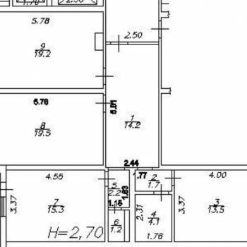 Продается 3-х комнатная квартира, 90 м²