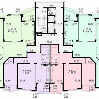 Продается 2-х комнатная квартира, 100 м²