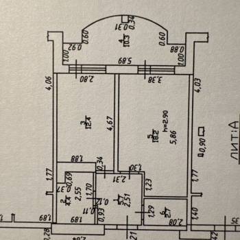 Сдается 1-комнатная квартира, 43,4 м²