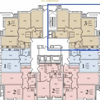 Продается 3-х комнатная квартира, 100,2 м²