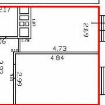 Продается 1-комнатная квартира, 36,2 м²