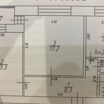 Продается 2-х комнатная квартира, 50 м²