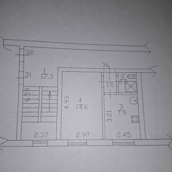 Продается 1-комнатная квартира, 26,1 м²