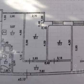 Продается 3-х комнатная квартира, 85,6 м²