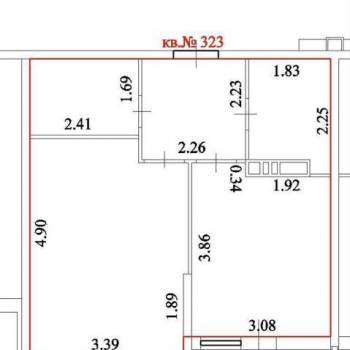 Продается 1-комнатная квартира, 45 м²