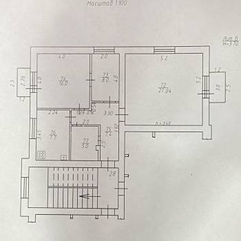 Продается 3-х комнатная квартира, 78 м²