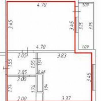 Продается 1-комнатная квартира, 35,2 м²