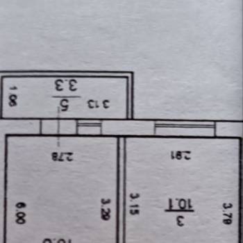 Продается 1-комнатная квартира, 34,6 м²